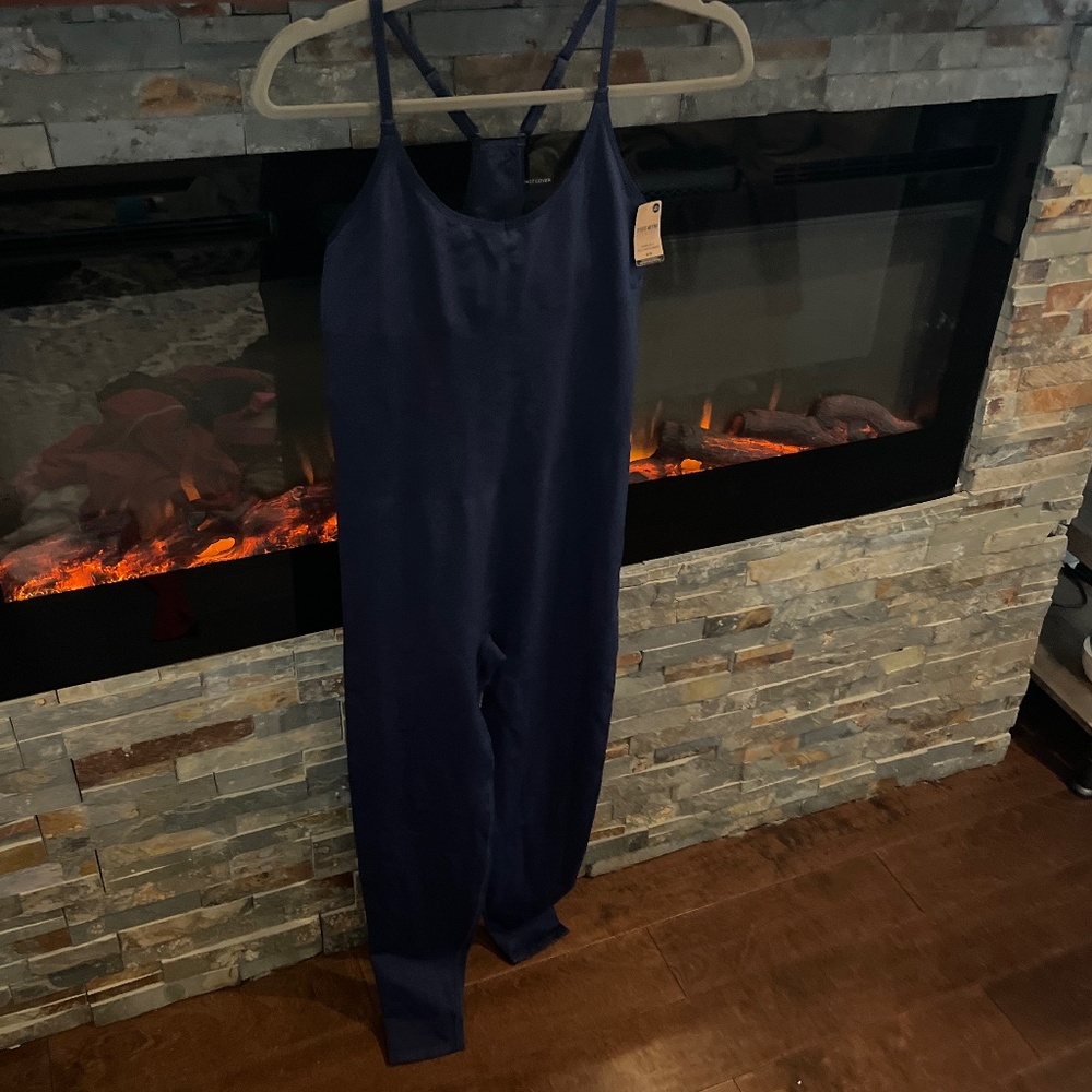 Victoria’s Secret PINK navy blue one piece jumpsuit size Medium